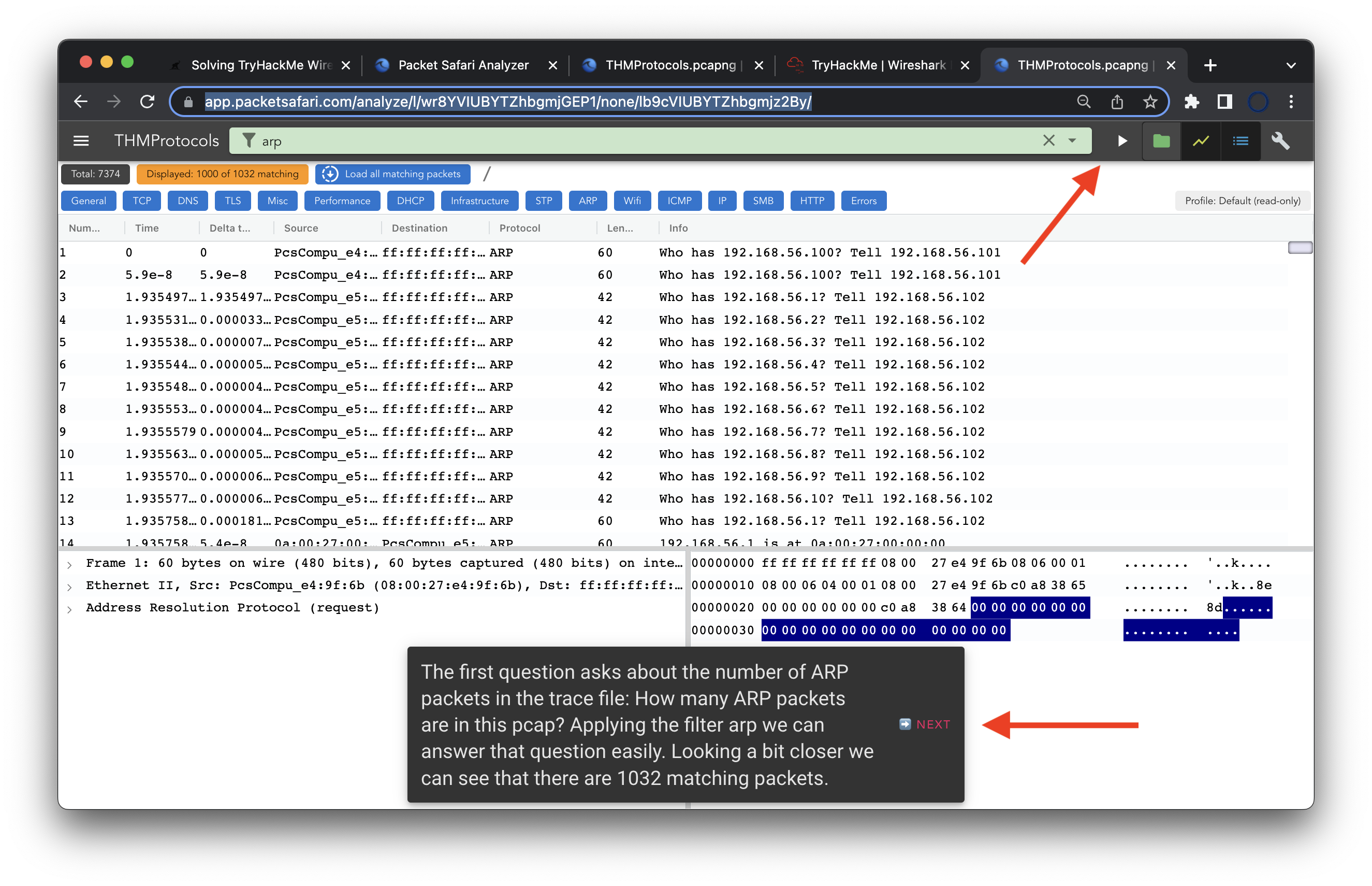 PacketSafari analysis